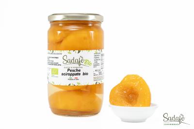 ORGANIC PEACHES IN SYRUP 685g